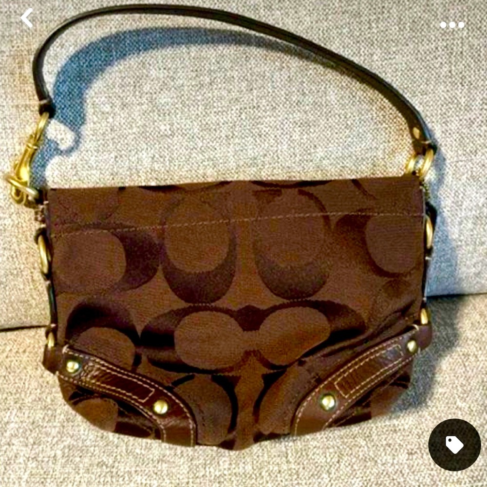 Chocolate Brown Authentic Coach Handbag